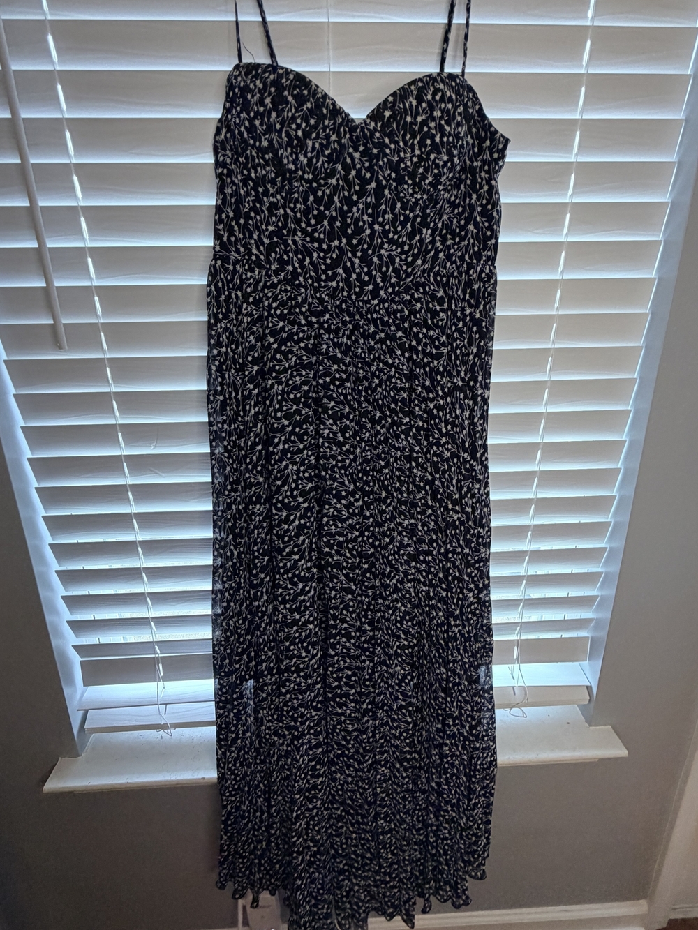 Petal & Pup Achanti Black and White Spotted Maxi Dress - Picture 4 of 6
